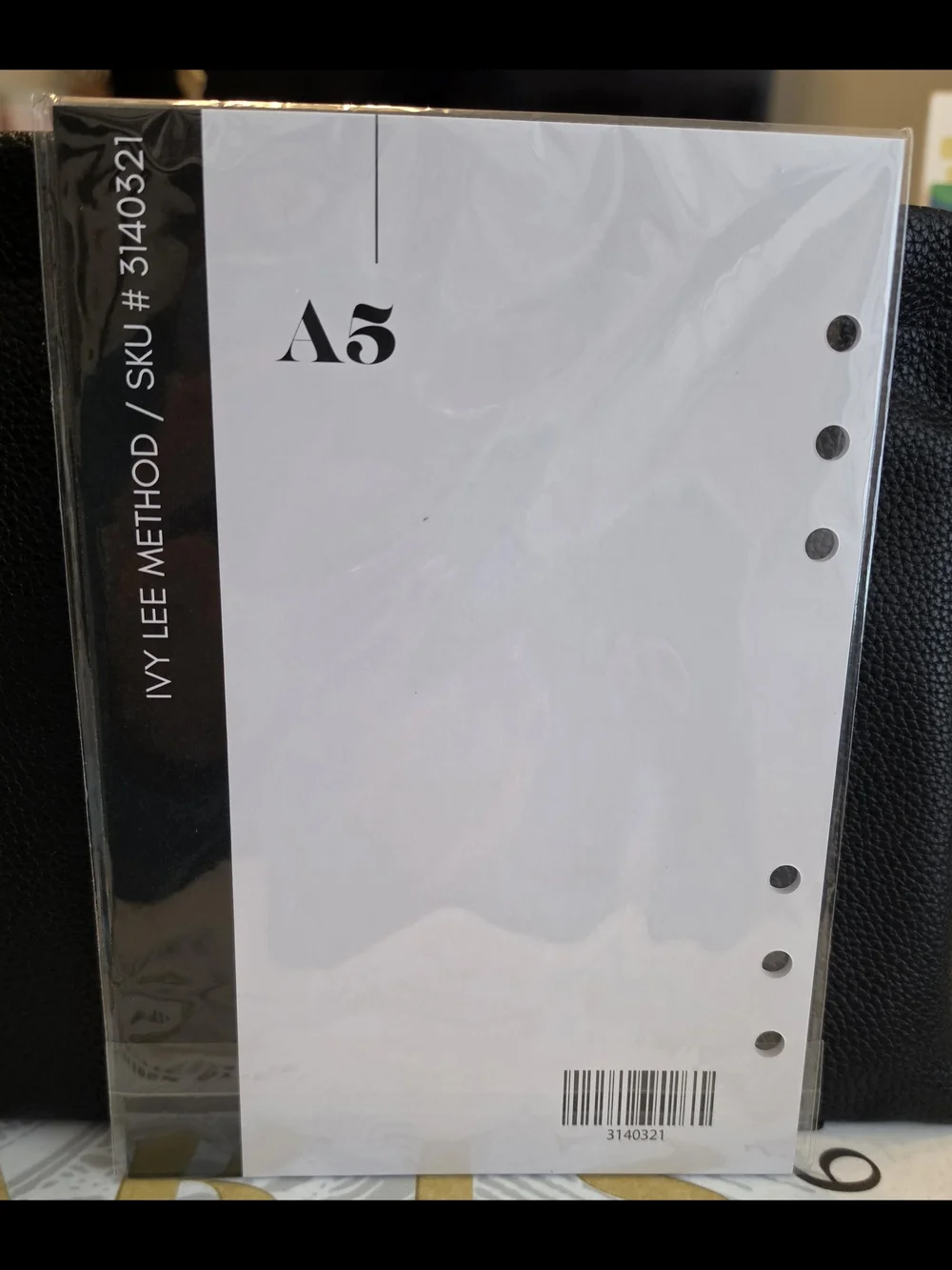 Ivy Lee Method A5 Planner Refill - White
